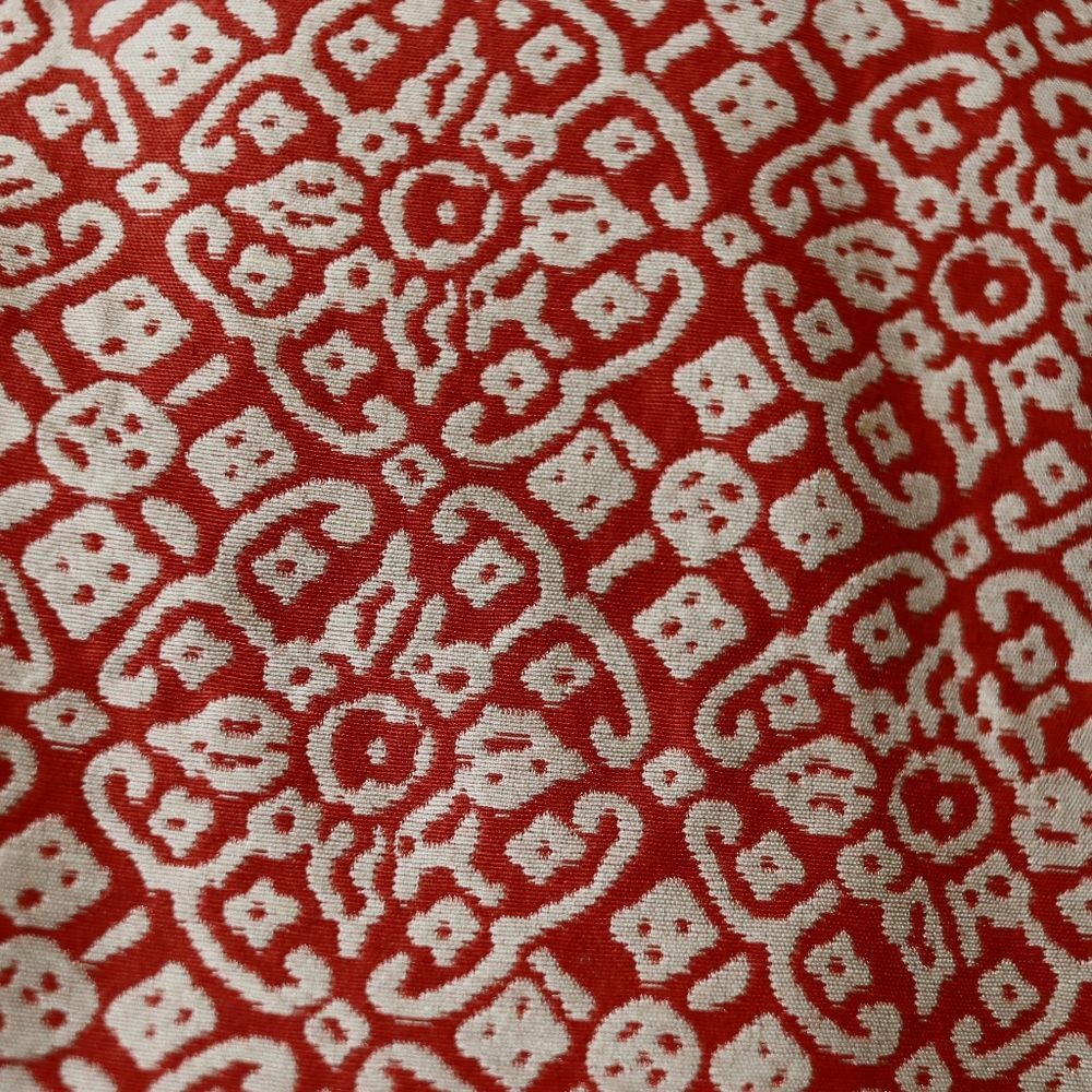 Y2k Sigrid Olsen Red & White Patterned Blazer Jac… - image 6